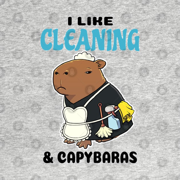 I Like Cleaning and Capybaras by capydays